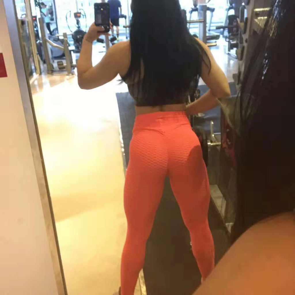 Leggings Cellulite Peach Butt Yoga Pants High Waist Fitness