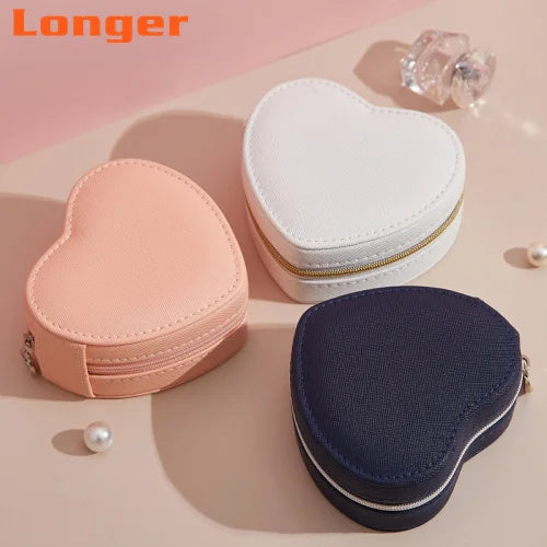 LG7213 Custom Logo New Design Handmade PU Leather Jewelry Box by Manufacturer for Earring and Ring Storage