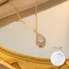 US Local Stock Zircon Pendant daily Wear Luxury Necklace High Quality Gold