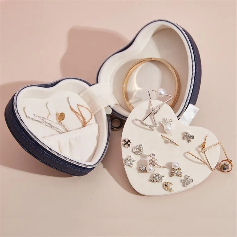 LG7213 Custom Logo New Design Handmade PU Leather Jewelry Box by Manufacturer for Earring and Ring Storage