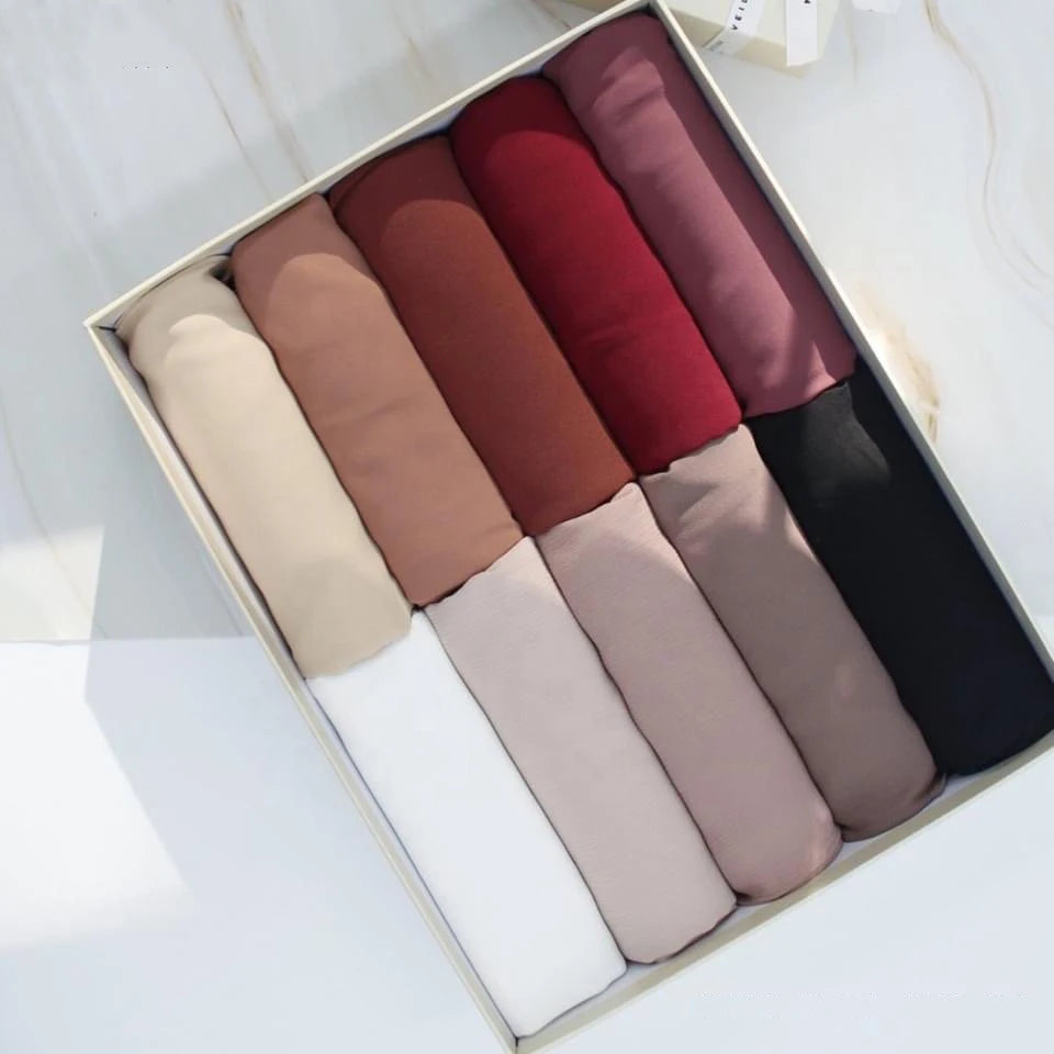 New Fashion Women Solid Muslim