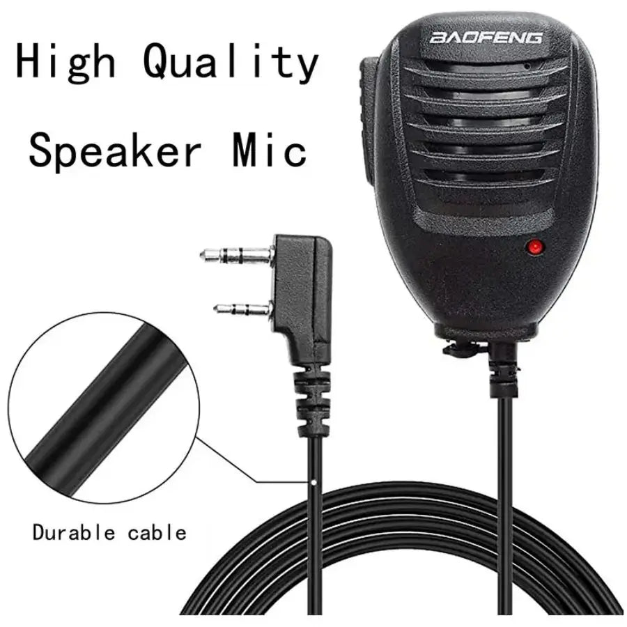 For Baofeng Original 888S UV-5R UV-82 Handheld Two-Way Walkie Talkie Microphone
