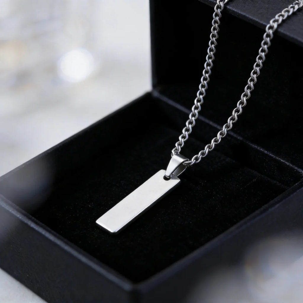 Geometric Rectangle Pendant