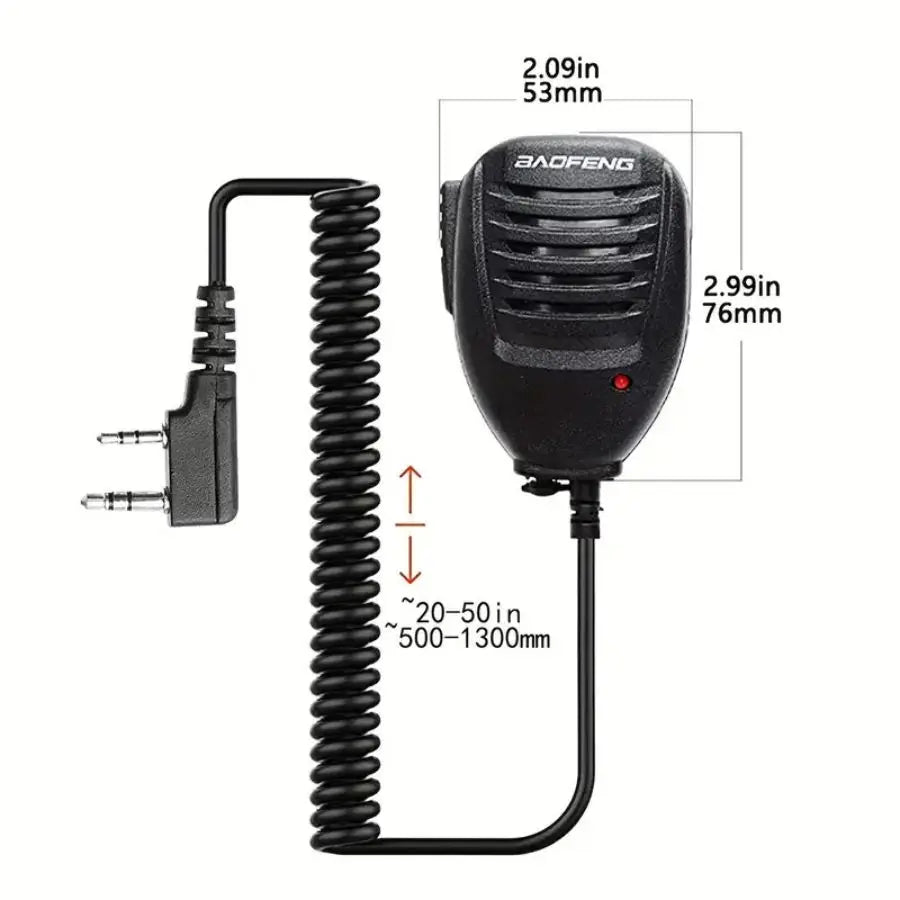 For Baofeng Original 888S UV-5R UV-82 Handheld Two-Way Walkie Talkie Microphone