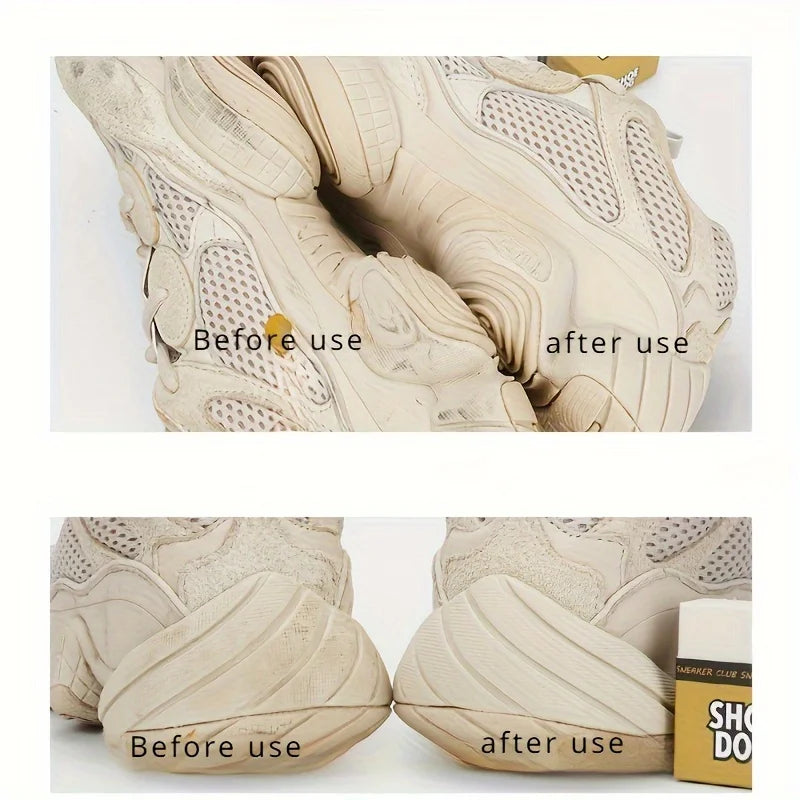2Pcs Suede Shoe Cleaner Rubber Eraser