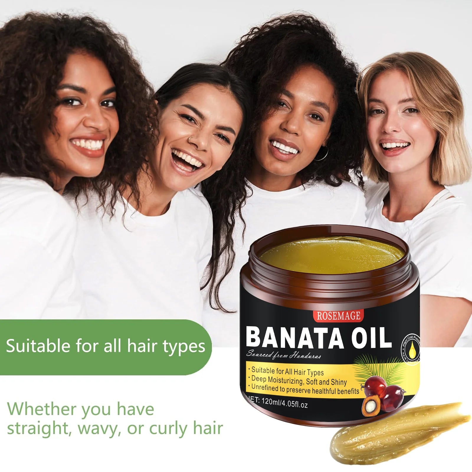 Raw Batana Oil by Dr. Sebi Organic Raw Honduras Oil for Hair Growth - 100% Pure & Natural
