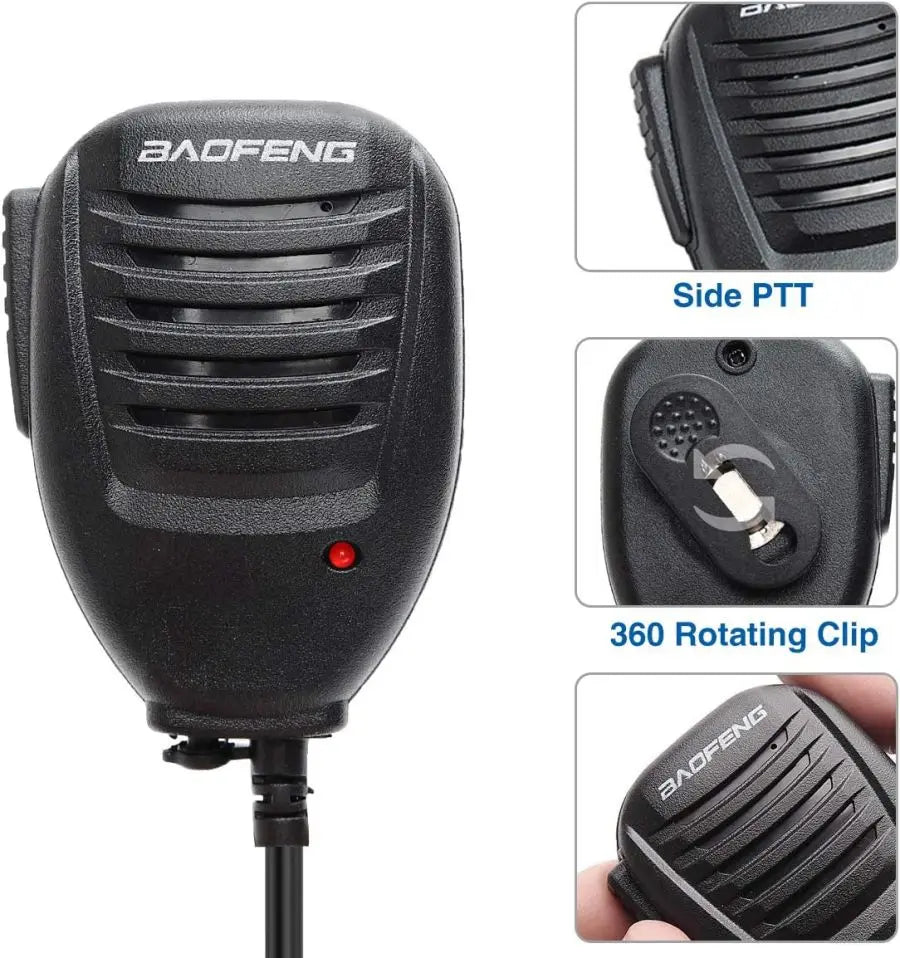 For Baofeng Original 888S UV-5R UV-82 Handheld Two-Way Walkie Talkie Microphone