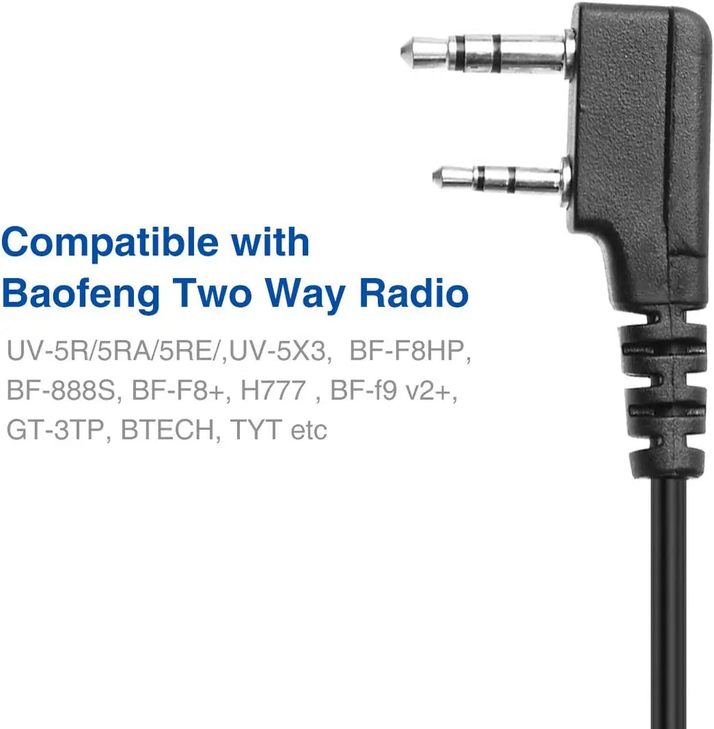For Baofeng Original 888S UV-5R UV-82 Handheld Two-Way Walkie Talkie Microphone