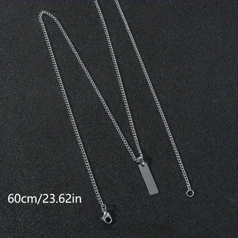 Geometric Rectangle Pendant
