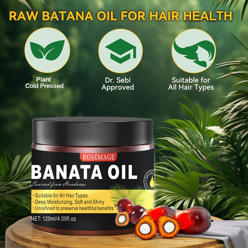 Raw Batana Oil by Dr. Sebi Organic Raw Honduras Oil for Hair Growth - 100% Pure & Natural