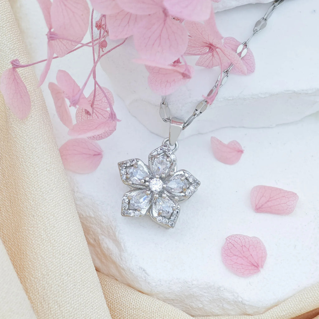 Romantic Dainty Gold Plated Flower