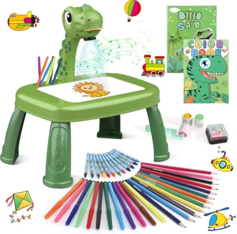 JXD Baby Pen Drawing Projector,Arts and Crafts for Kids,