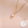 US Local Stock Zircon Pendant daily Wear Luxury Necklace High Quality Gold