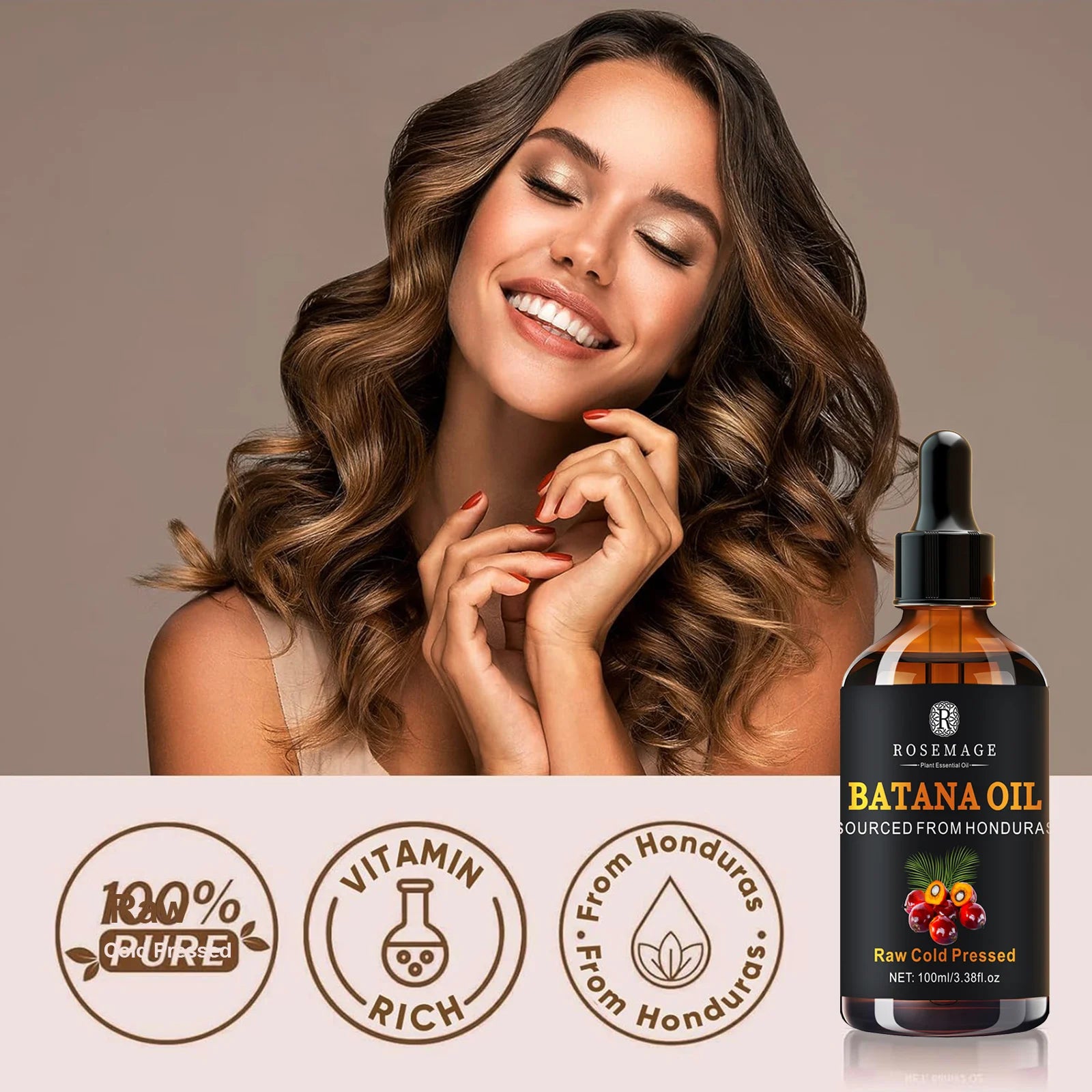 Batana Oil for Hair Growth from Honduras for All Hair