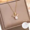 US Local Stock Zircon Pendant daily Wear Luxury Necklace High Quality Gold