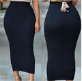 Women Pencil Skirt Solid