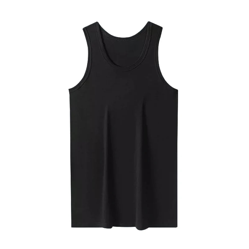 1/3 Piece Men's Wide-shouldered Cotton Vest Youth Sports Fitness Basketball Football