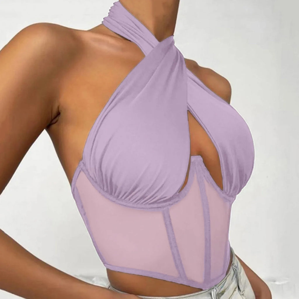 Women Sleeveless Fishbone