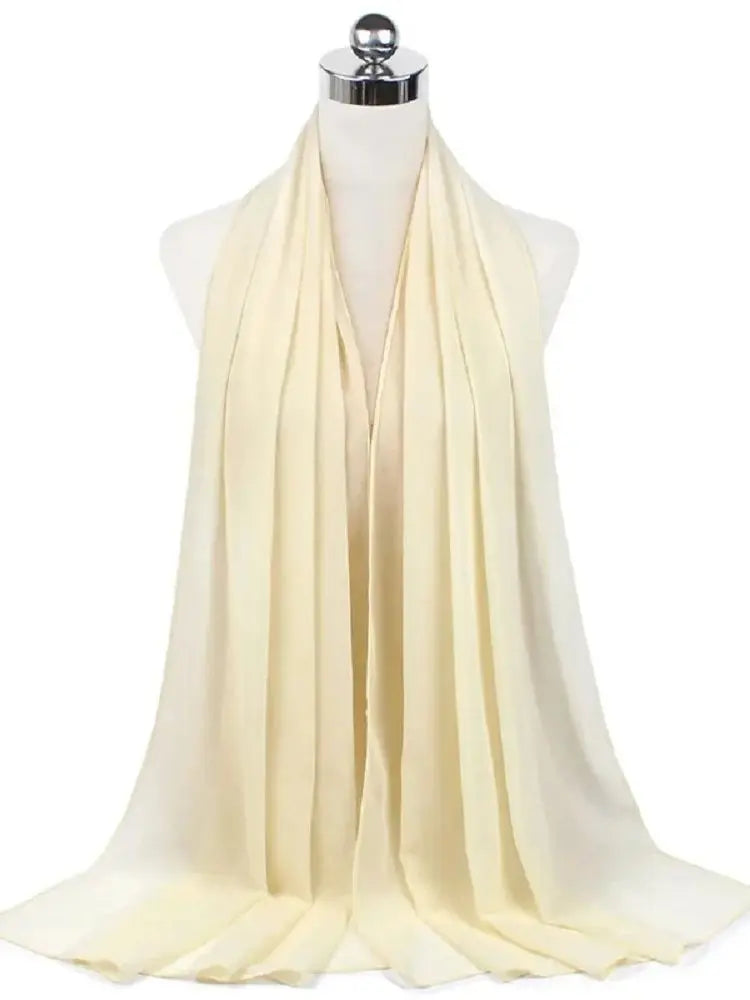 New Fashion Women Solid Muslim