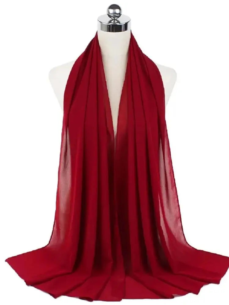 New Fashion Women Solid Muslim