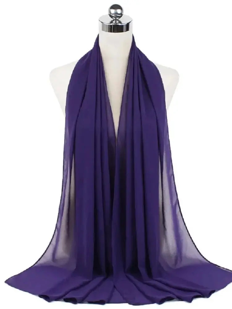 New Fashion Women Solid Muslim