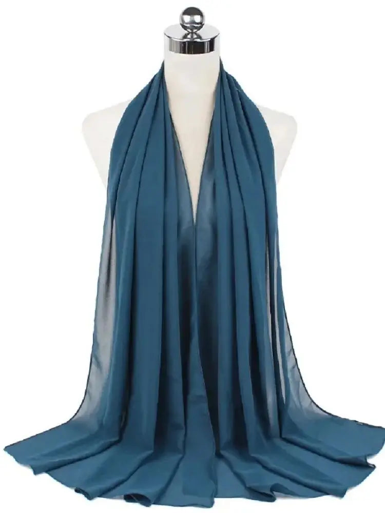 New Fashion Women Solid Muslim