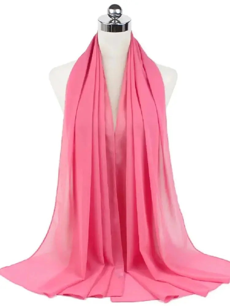 New Fashion Women Solid Muslim