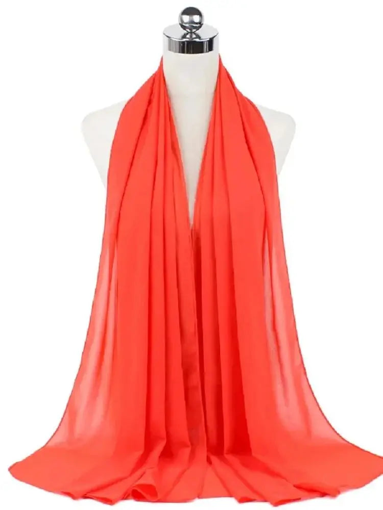 New Fashion Women Solid Muslim