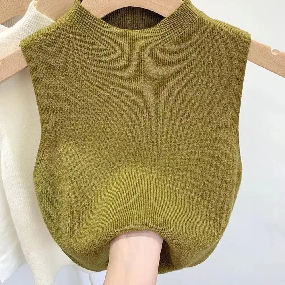 Hot Women's Vest Knitted