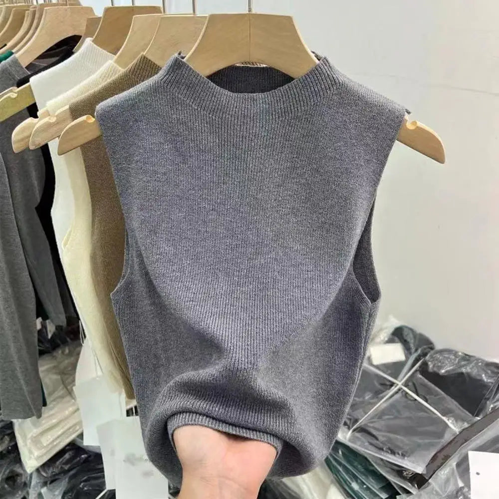 Hot Women's Vest Knitted