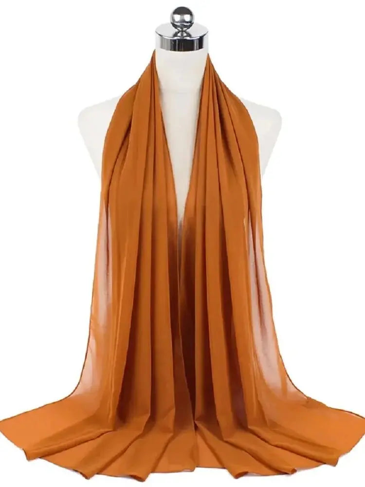New Fashion Women Solid Muslim