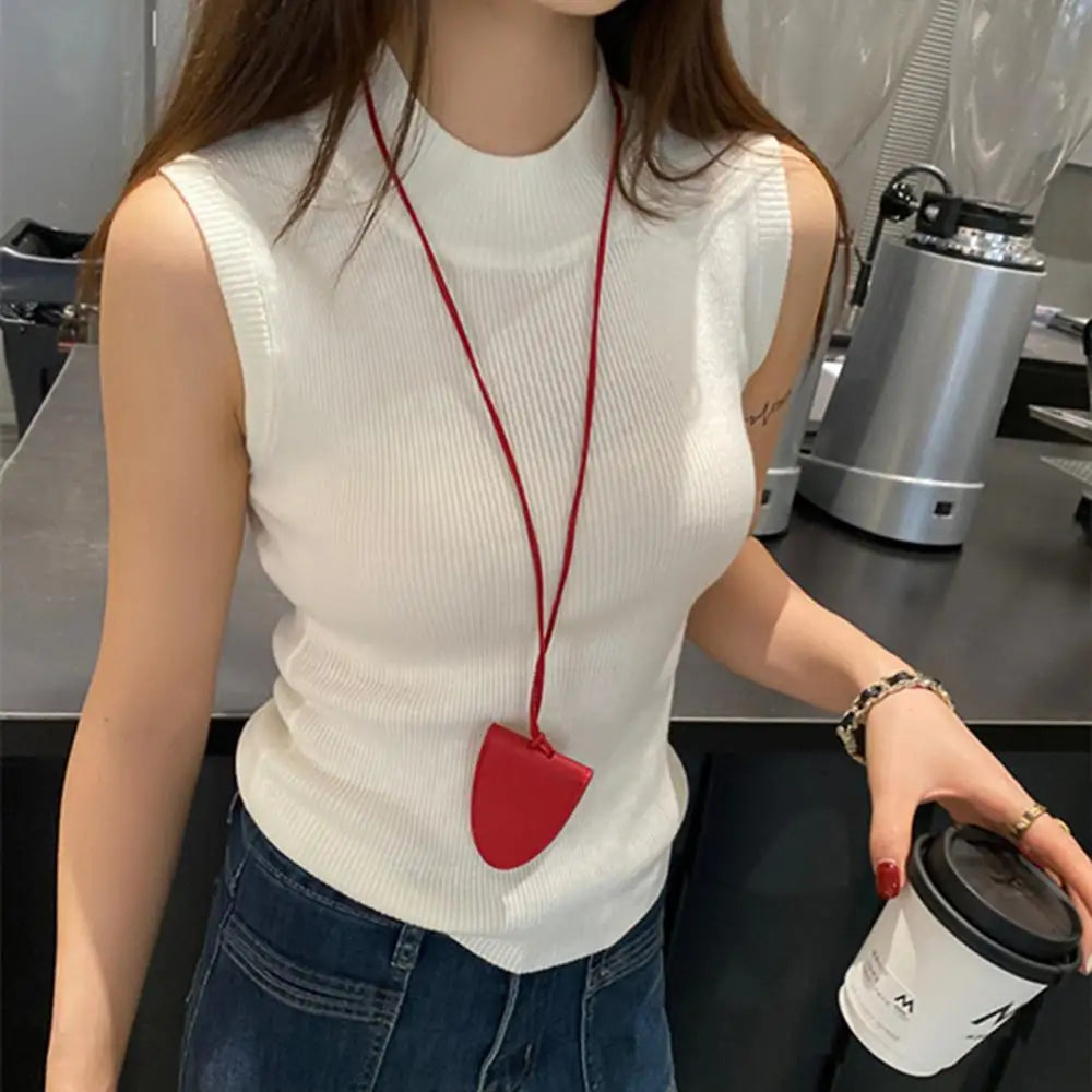 Hot Women's Vest Knitted