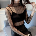 Mesh See Through Top For Women Sexy