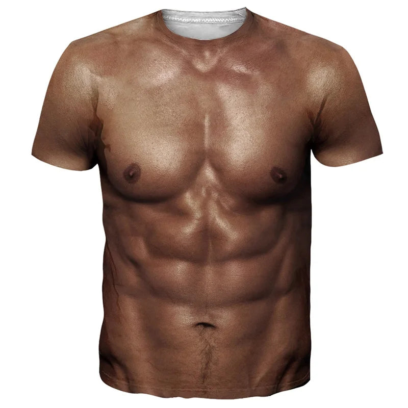 Funny Bikini Graphic T Shirts For Men 3d