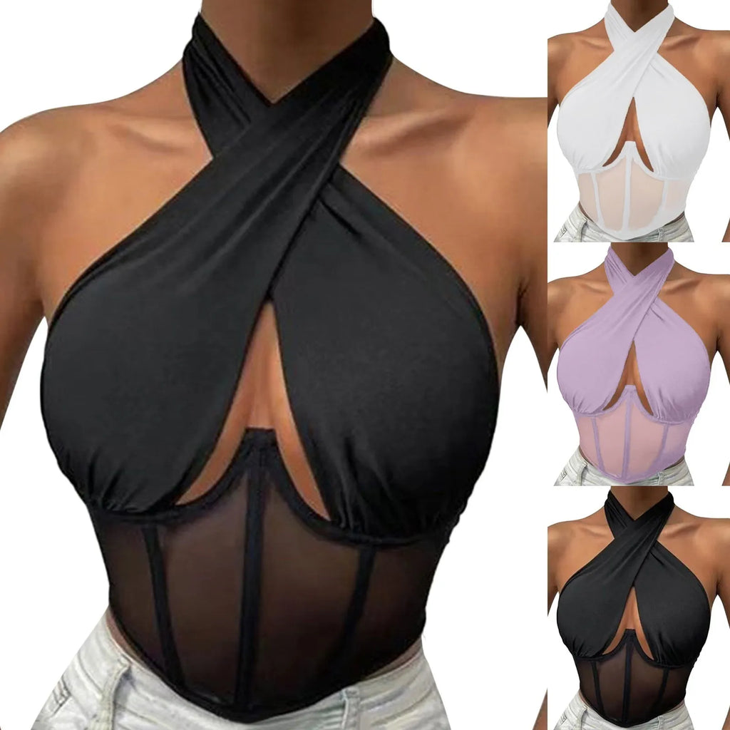 Women Sleeveless Fishbone