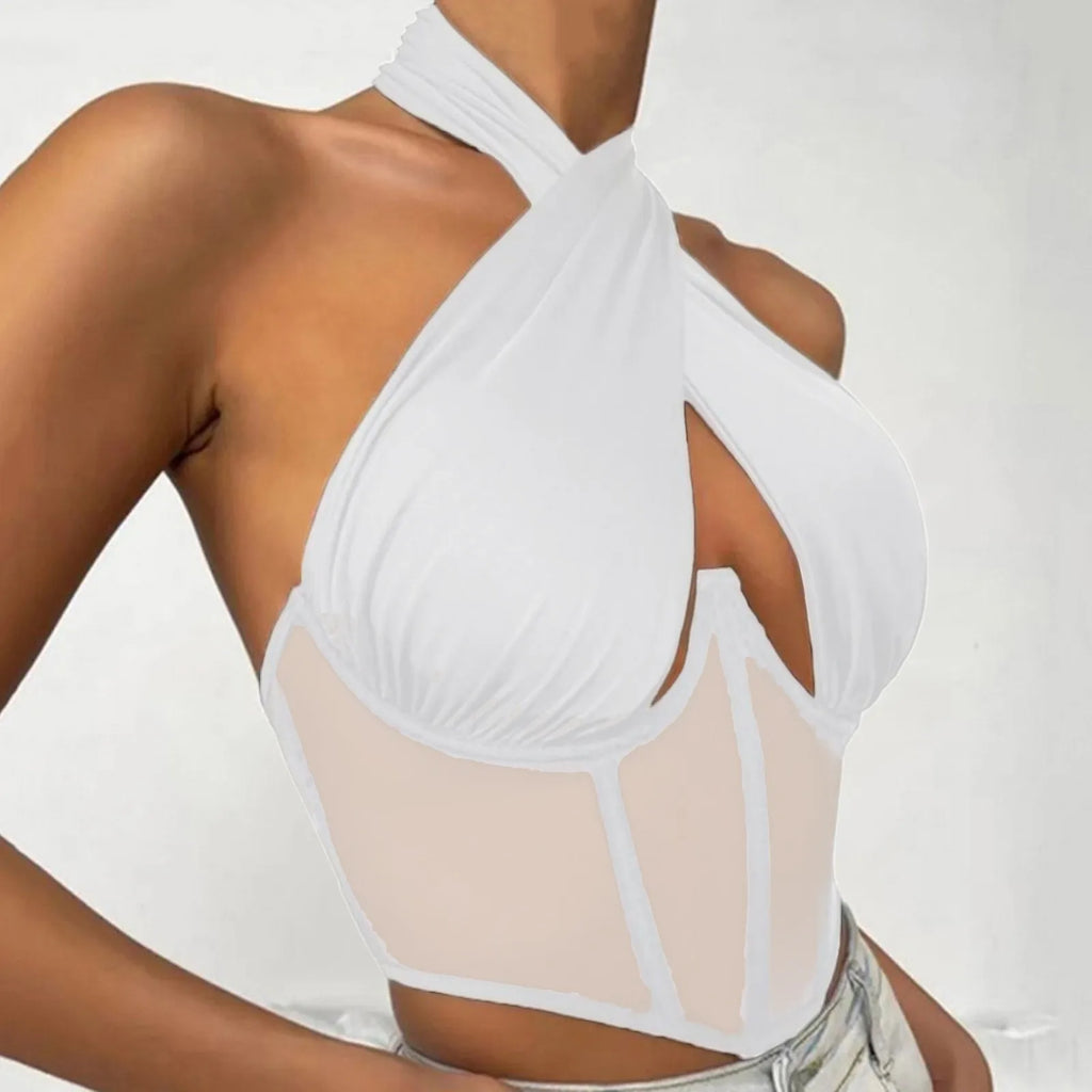 Women Sleeveless Fishbone