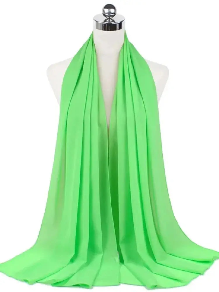 New Fashion Women Solid Muslim