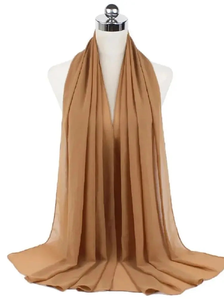 New Fashion Women Solid Muslim