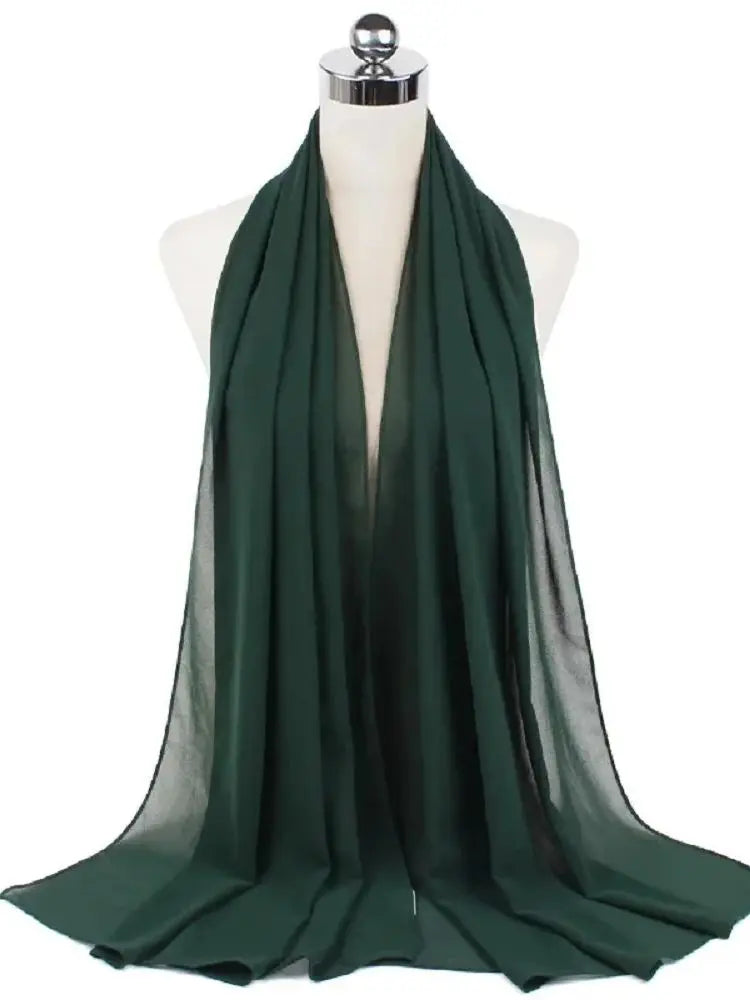 New Fashion Women Solid Muslim