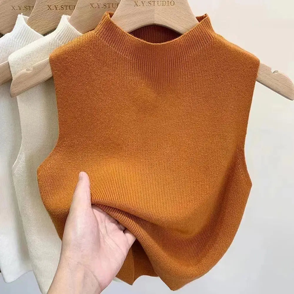 Hot Women's Vest Knitted
