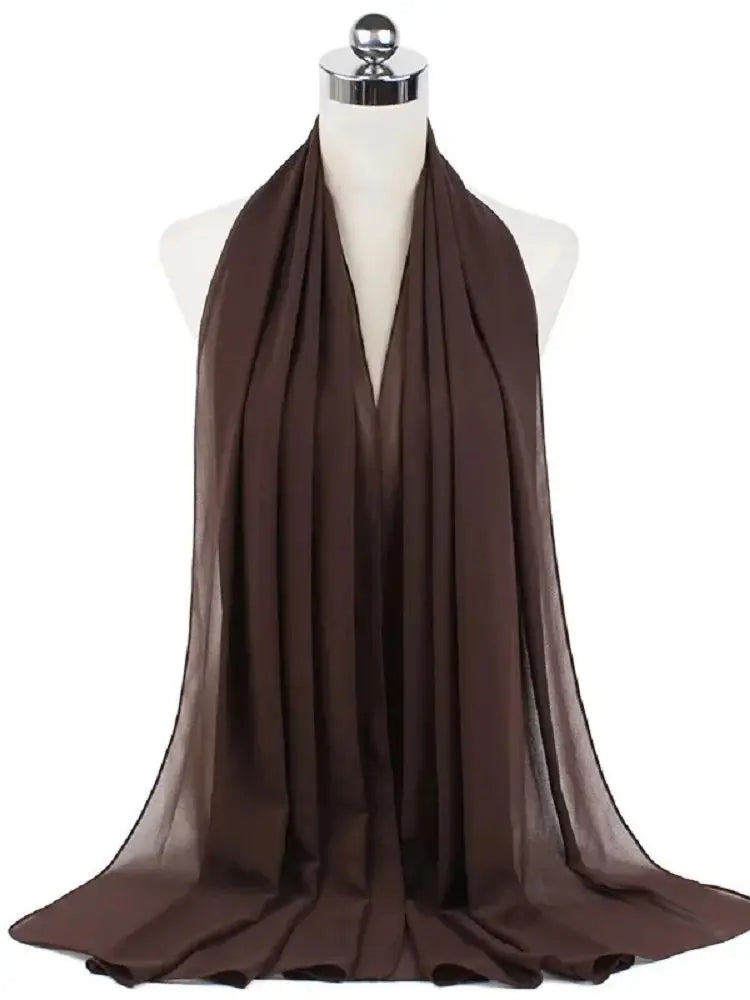 New Fashion Women Solid Muslim