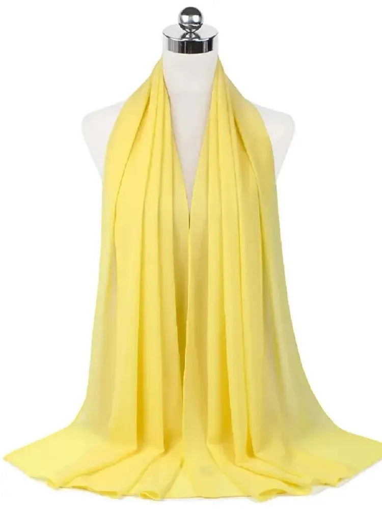 New Fashion Women Solid Muslim