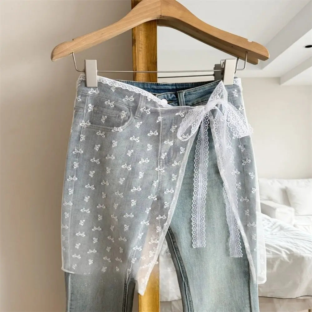 Korean Fashion Floral Skirt Spring Summer