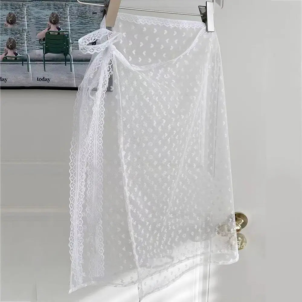 Korean Fashion Floral Skirt Spring Summer