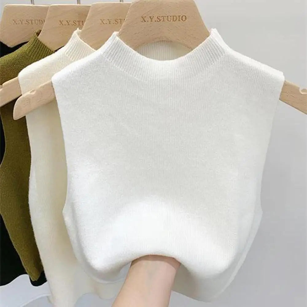 Hot Women's Vest Knitted