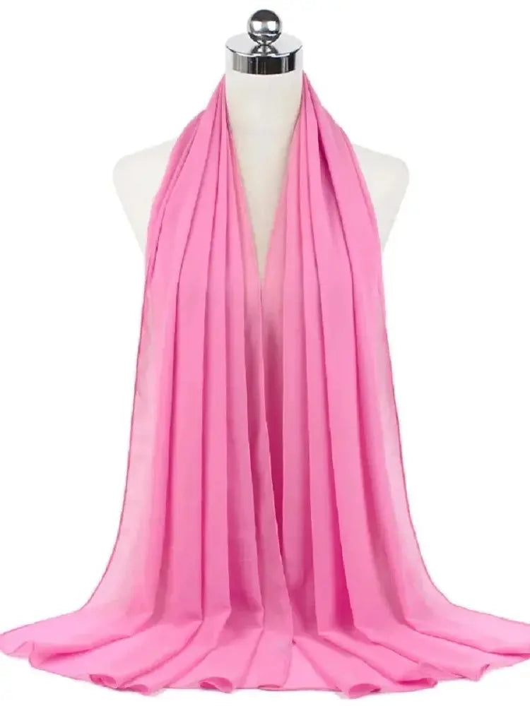 New Fashion Women Solid Muslim