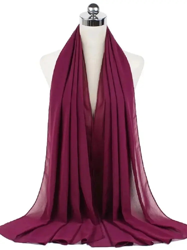 New Fashion Women Solid Muslim