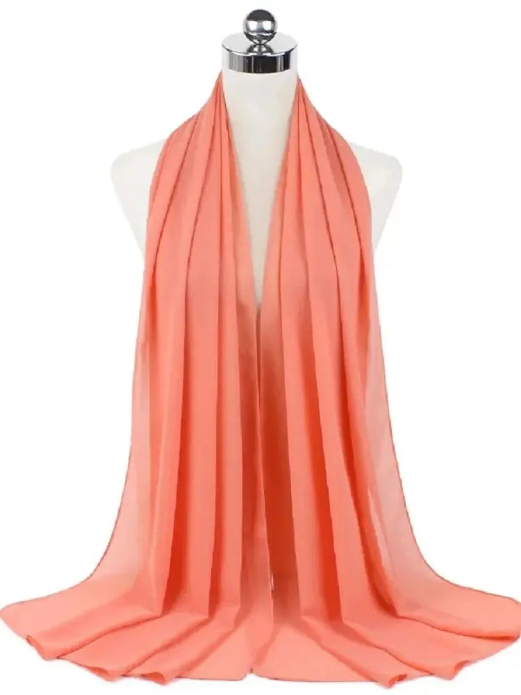 New Fashion Women Solid Muslim