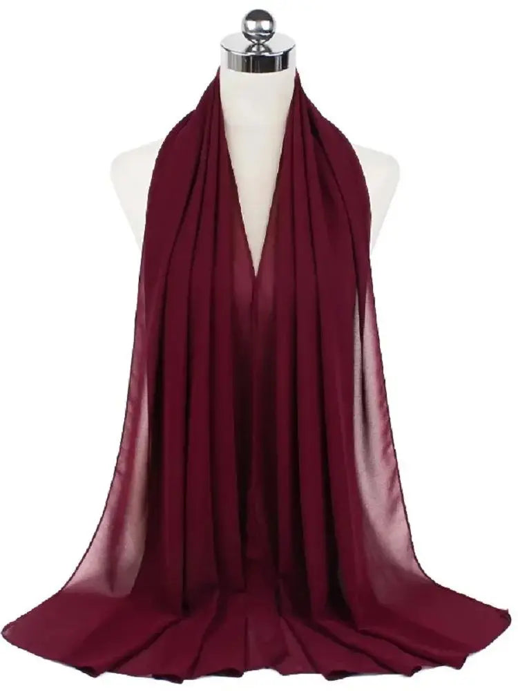 New Fashion Women Solid Muslim