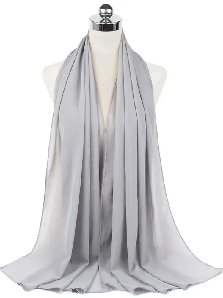 New Fashion Women Solid Muslim
